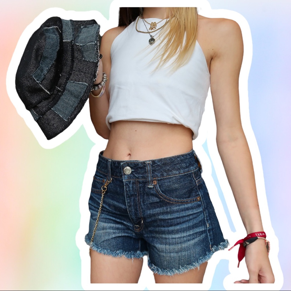 American eagle jean shorts